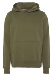 Tommy Hilfiger Sweatshirt Flag Logo Hoody Dunkelgrün