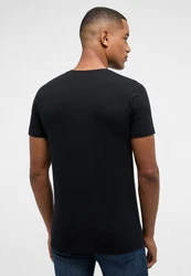 Eterna Rundhalsshirt Schwarz/Dunkelblau/Dunkelgrau