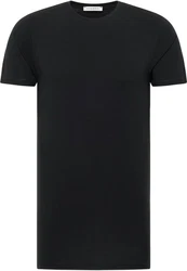 Eterna Rundhalsshirt Schwarz/Dunkelblau/Dunkelgrau