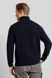 bugatti Rollkragenpullover Dunkelblau