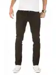 Pittman Herren Chino Hose Type Slim Fit Titibu Khaki/Dunkelgrün