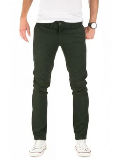 Pittman Herren Chino Hose Type Slim Fit Titibu