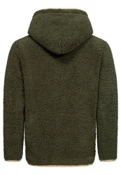 Amaci&Sons Kapuzenpullover SUNNYVALE Hoodie Sweatshirt Dunkelgrün/Grün