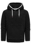 Amaci&Sons Kapuzenpullover SUNNYVALE Hoodie Sweatshirt Schwarz/Dunkelgrau/Creme