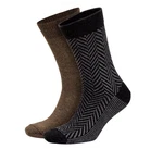 NoblesBox Norwegersocken Herren Khaki/Dunkelbraun/Schwarz/Dunkelgrün/Grau