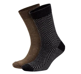 Norwegersocken Herren Wollsocken (Beutel, 2-Paar, 40-44 EU Gre) Herren Warme Socken, Herren Arbeitssocken