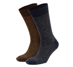 NoblesBox Norwegersocken Herren Khaki/Dunkelbraun/Dunkelblau/Dunkelgrün/Braun/Schwarz