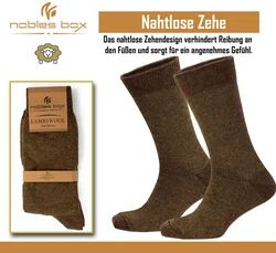 NoblesBox Norwegersocken Herren Khaki/Dunkelbraun/Dunkelblau/Dunkelgrün/Braun/Schwarz