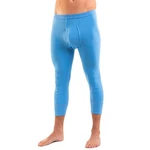 HERMKO Lange Unterhose 3440 Herren mit Eingriff Hellblau/Rosa/Blau/Türkis