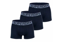 Superdry Herren Boxershorts TRUNK TRIPLE PACK eclipse navy