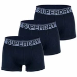 Superdry Herren Boxershorts TRUNK TRIPLE PACK eclipse navy