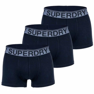 Superdry Herren Boxershorts TRUNK TRIPLE PACK eclipse navy Superdry Herren Boxershorts TRUNK TRIPLE PACK eclipse navy