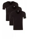 Yazubi V-Shirt Basic V-Neck Tee Schwarz
