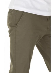 WOTEGA Chinohose Adriano Herren Slim Fit Chinohose Khaki/Dunkelgrün