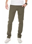 WOTEGA Chinohose Adriano Herren Slim Fit Chinohose Khaki/Dunkelgrün WOTEGA Chinohose Adriano Herren Slim Fit Chinohose Khaki/Dunkelgrün