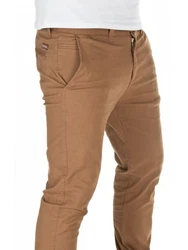 WOTEGA Chinohose Adriano Herren Slim Fit Chinohose Khaki/Braun/Beige