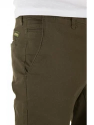 WOTEGA Chinohose Adriano Herren Slim Fit Chinohose Khaki/Dunkelgrün