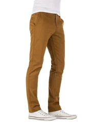 WOTEGA Chinohose Adriano Herren Slim Fit Chinohose Khaki/Braun/Beige