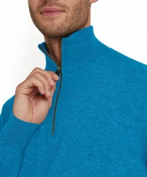 FALKE Strickpullover Grau/Hellblau/Blau
