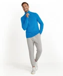FALKE Strickpullover Grau/Hellblau/Blau