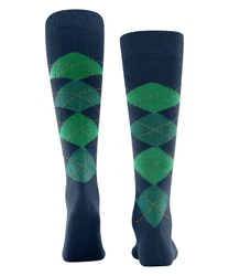 Burlington Kniestrümpfe Preston Blau/Türkis