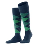 Burlington Kniestrümpfe Preston Blau/Türkis
