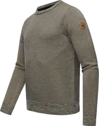 Strickpullover Larrs stylischer Herren Sweatpullover mit Rippbndchen