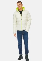 Jeff Green Leichtdaunenjacke Leif Gelb/Weiß