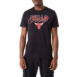 New Era T-Shirt Script Chibul Grau/Schwarz