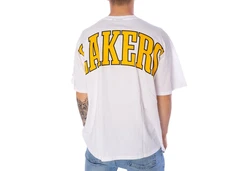 New Era T-Shirt NBA Infill Logo Weiß/Lila/Fliederfarben/Dunkelblau/Rosa