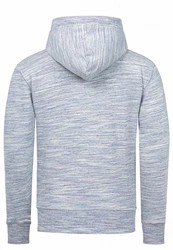 Amaci&Sons Kapuzenpullover MILTON Sweatjacke Grau/Hellgrau/Hellblau