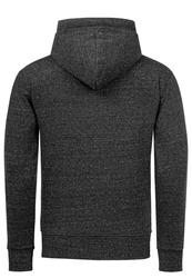 Amaci&Sons Kapuzenpullover MILTON Sweatjacke Dunkelgrau/Grau