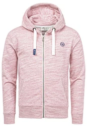 Amaci&Sons Kapuzenpullover MILTON Sweatjacke Lila/Rosa