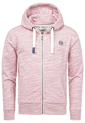 Amaci&Sons Kapuzenpullover MILTON Sweatjacke Lila/Rosa