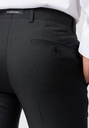 Roy Robson Bügelfaltenhose Regular Fit Baukasten (10) Dunkelgrau/Grau