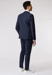 Roy Robson Anzug Extra Slim Fit Dunkelblau/Hellblau
