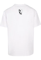 Merchcode T-Shirt Herren Love Heavy Oversized Tee Weiß