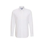 Seidensticker Herren Shaped Bügelfrei Kent Langarm Business Shirt Weiß/Creme