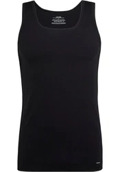 CALIDA Cotton Code Athletic Shirt Schwarz/Dunkelblau