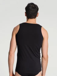 CALIDA Cotton Code Athletic Shirt Schwarz/Dunkelblau