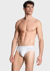 CALIDA Slip Herren 3er Pack Natural Benefit weiß