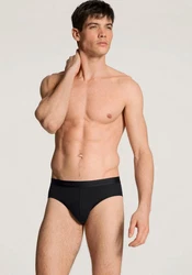 CALIDA Slip Herren 3er Pack Natural Benefit schwarz