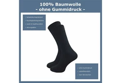 cawaso Businesssocken für Herren (10 Paar) Schwarz