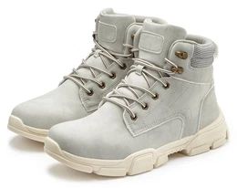 Schnrboots Schnrstiefelette, Wanderschuhe, Outdoorstiefel mit Profilsohle VEGAN