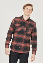 WHISTLER Fleeceshirt Jamba Rot/Beige