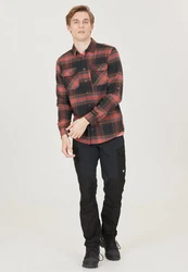 WHISTLER Fleeceshirt Jamba Rot/Beige