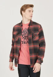 WHISTLER Fleeceshirt Jamba Rot/Beige