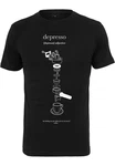 Mister Tee T-Shirt Depresso Tee Braun/Lila/Grau/Dunkelgrau
