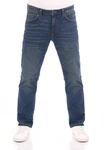 TOM TAILOR Straight-Jeans Herren Jeanshose Marvin Regular Fit Denim Hose Blau/Dunkelblau