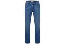 Wrangler Texas Stretch Jeans Regular Fit Authentic Straight Blau/Hellblau